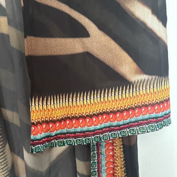 RANEE'S Miami Beach Animal Print Cover-Up Kimono - Picture 3 of 5